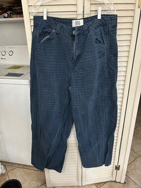 BDG 100% cotton super wide leg relaxed dark wash jeans Pant